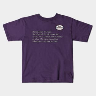 Barramaundy Thursday Kids T-Shirt